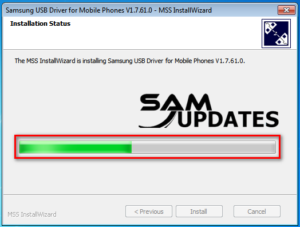 Install Samsung USB Driver3