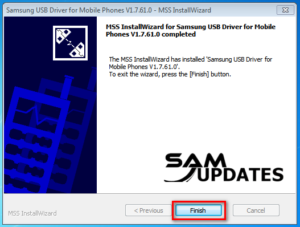 Install Samsung USB Driver5